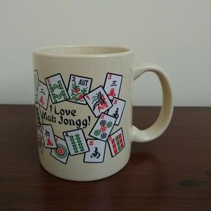 I Love Mah Jongg Mug Cup Drinking Coffee Beverage